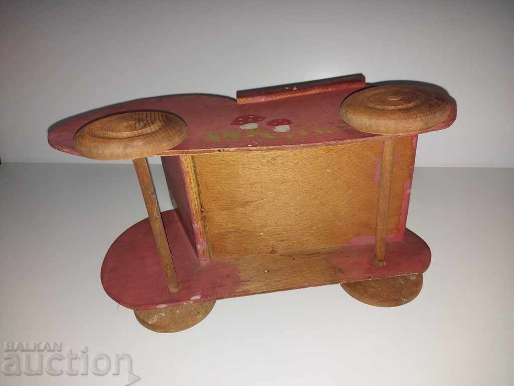 KINGDOM LARGE CHILDREN'S WOODEN DOLL STROLLER TOY - 6