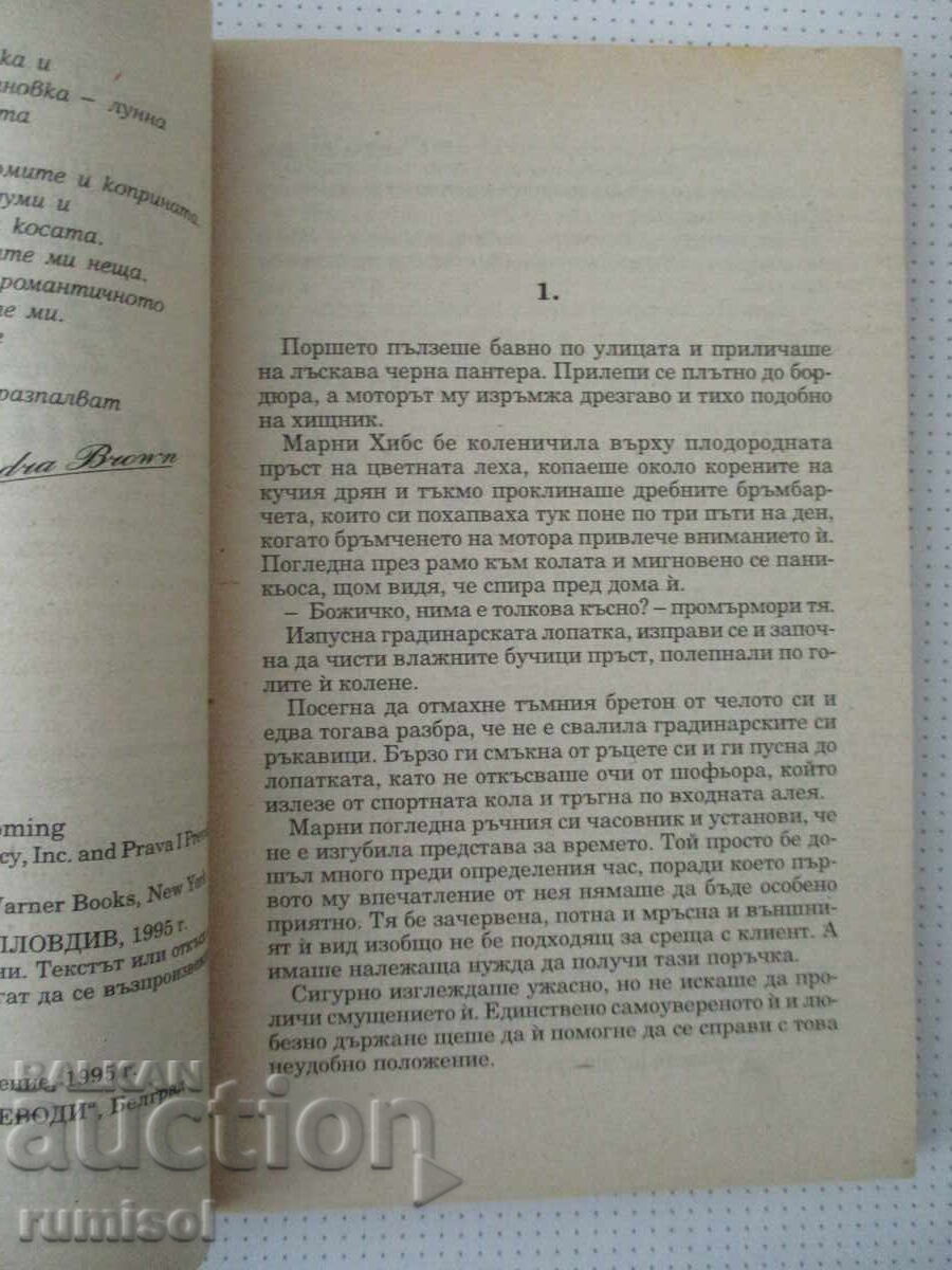 Аукцион Дългото очакване - Сандра Браун