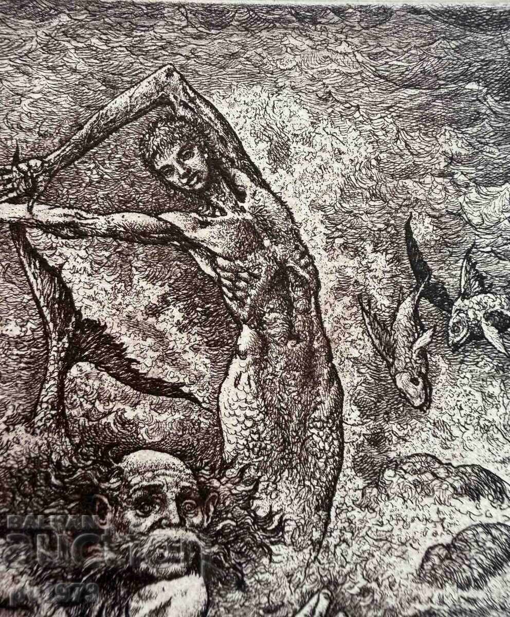Robert Baramov - οξυγραφία, υπογεγραμμένο, 2003 - 6