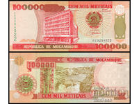 ❤️ ⭐ Mozambic 1993 100000 meticais UNC nou ⭐ ❤️