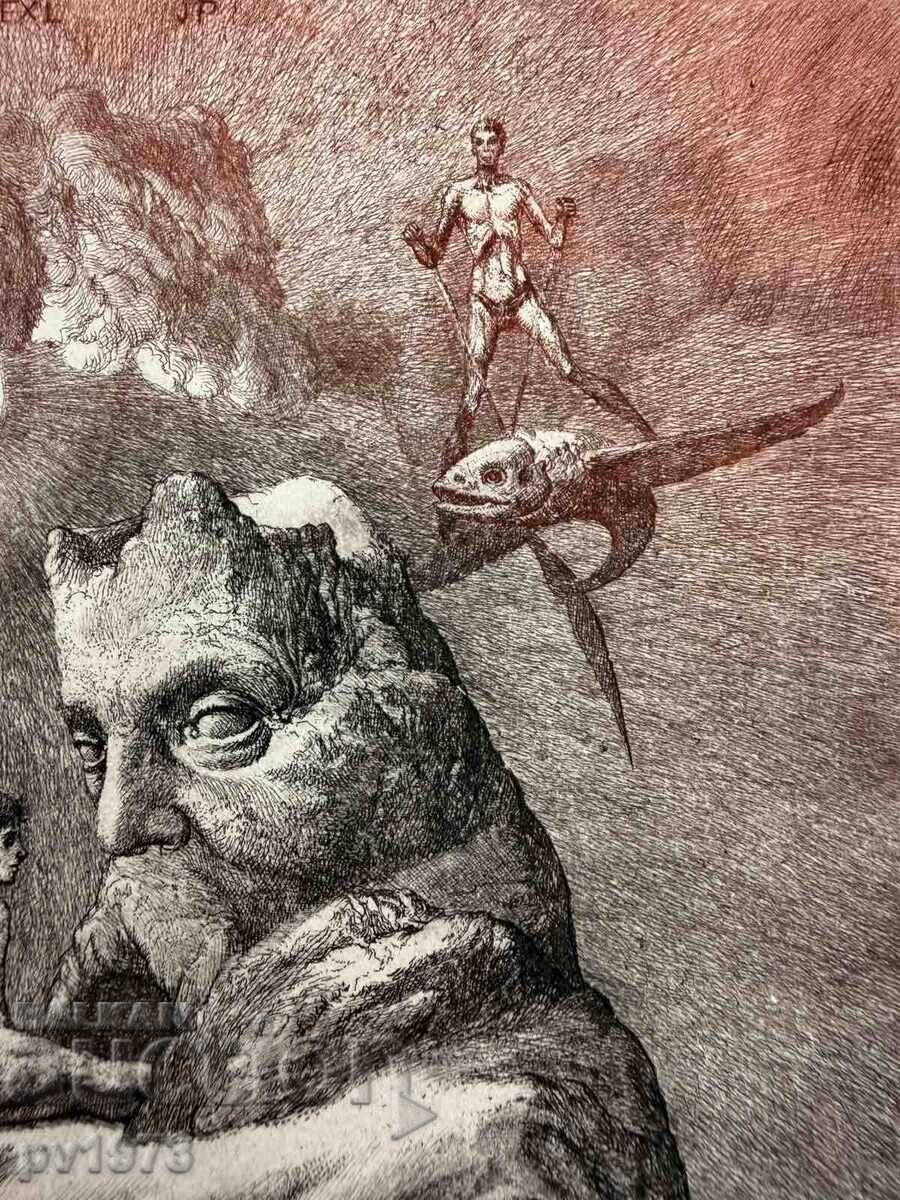 Ρόμπερτ Μπαρύμοφ - ξηρή βελόνα, υπογεγραμμένο, 2001 - 5