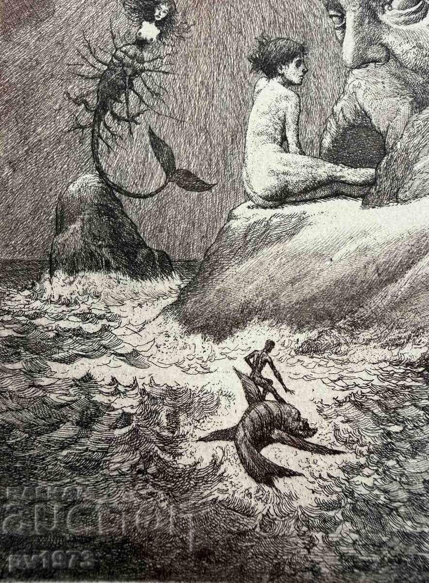 Ρόμπερτ Μπαρύμοφ - ξηρή βελόνα, υπογεγραμμένο, 2001 - 7