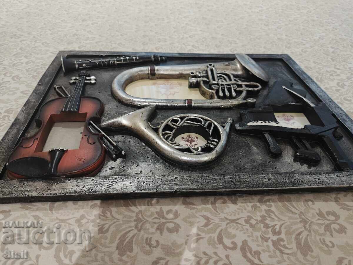 Голямо 3D пано / Мултирамка за снимки „Музикални инструменти с цена 50.00 €