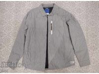 Jachetă/cămașă bărbătească Adidas Originals Pinstripe Jacket (Mărimea M)