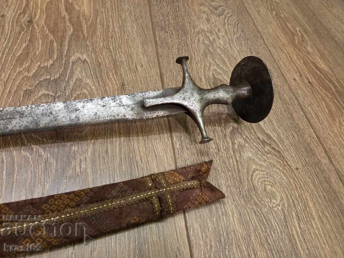 Sabie indiană veche talwar din secolul al XVIII-lea - 5