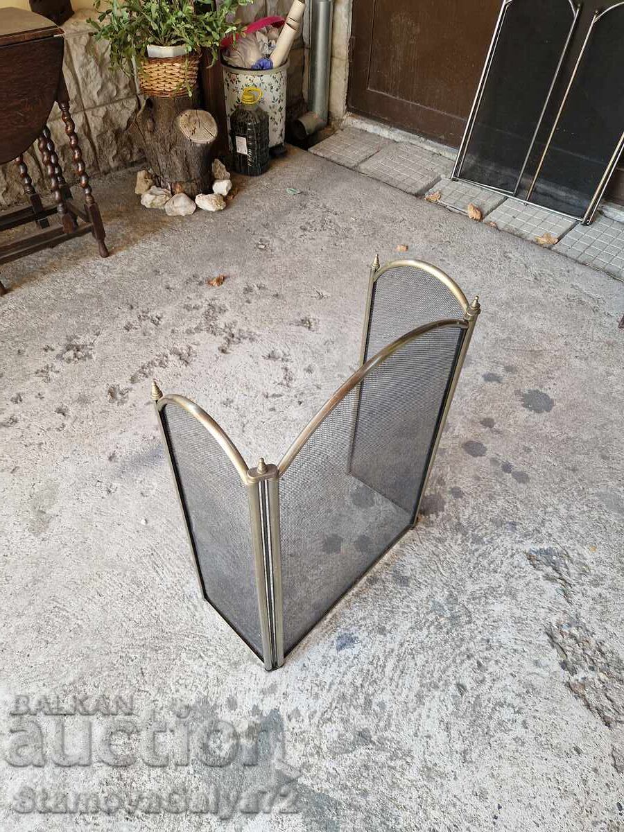 Υπέροχη αντίκα αγγλική σχάρα για τζάκι - 6