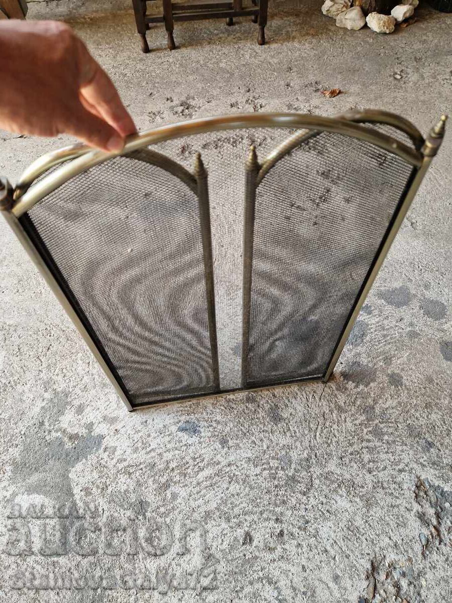 Υπέροχη αντίκα αγγλική σχάρα για τζάκι - 7