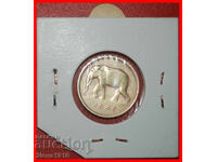 Ⰺ SOUTH AFRICA (1946-1947): BELGIAN CONGO★2 FRANCS 1946!