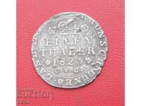 Germania-Braunschweig-Lüneburg-1/24 taler 1823-rară