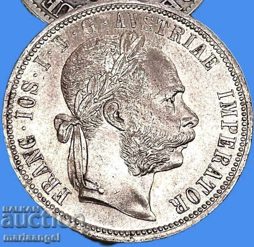 Австрия 1 флорин 1882 Франц Йозеф I щемпел-гланц - 5 Австрия 1 флорин 1882 Франц Йозеф I щемпел-гланц - 5
