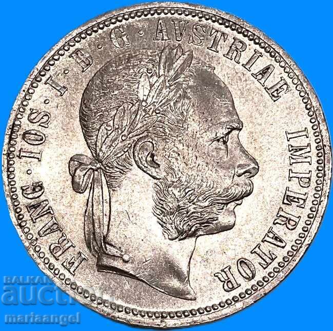 Австрия 1 флорин 1882 Франц Йозеф I щемпел-гланц - 7 Австрия 1 флорин 1882 Франц Йозеф I щемпел-гланц - 7