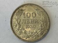 Bulgaria 100 leva 1930 an Argint 0.500