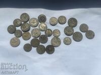 27 monede de 5, 10 și 20 stotinki din 1906, 1912, 1913