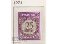 1974. Indonezia. Marcă poștală - inscripție "1974"