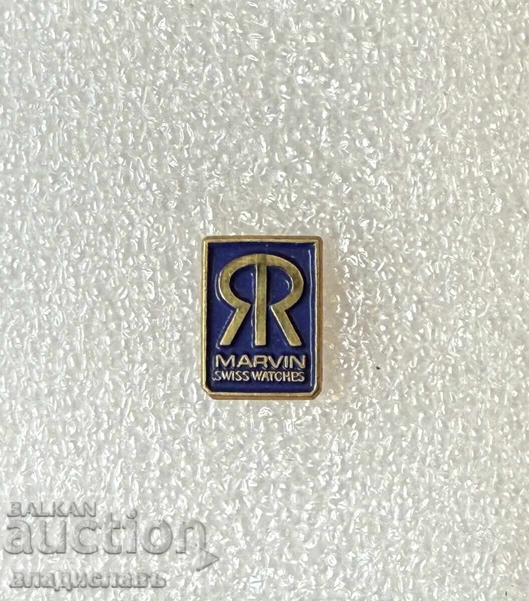 стара значка Швейцарски часовници Марвин Marvin стара значка Швейцарски часовници Марвин Marvin