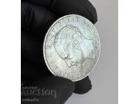 Monedă originală de argint Ferdinand I - 5 leva 1894