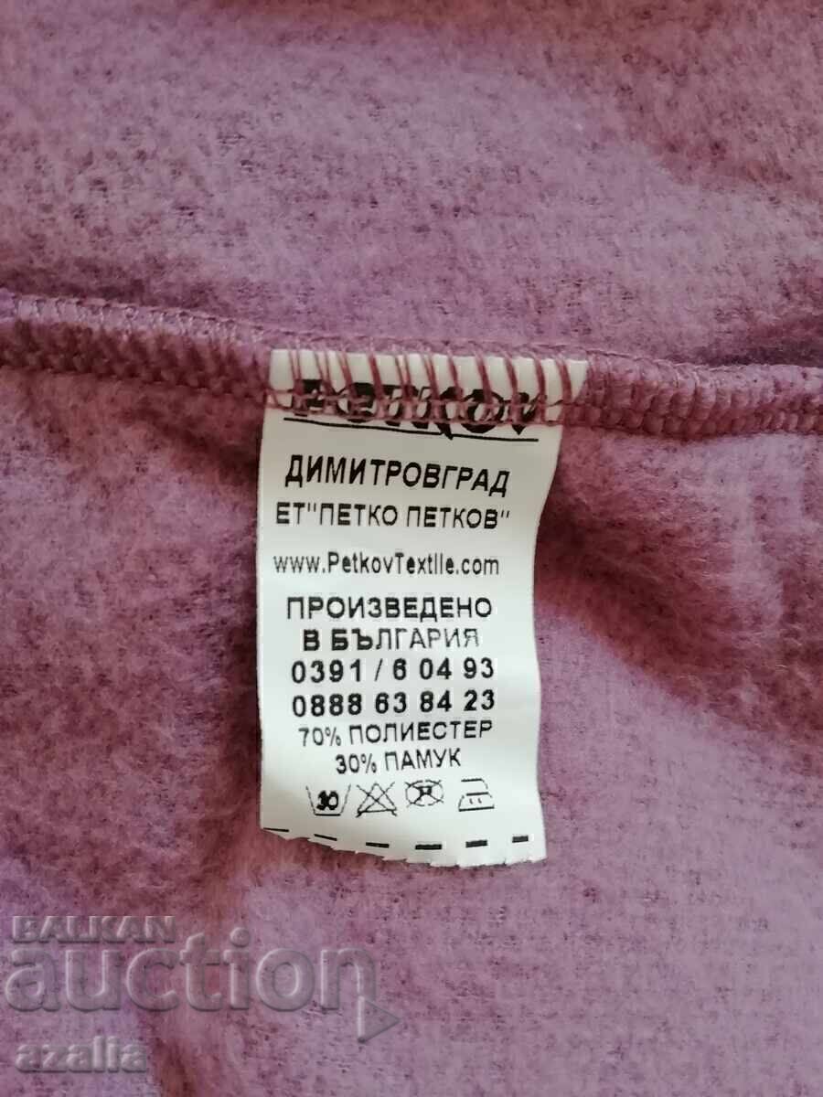 Μωβ γυναικείο μπουρνούζι XXL - 5