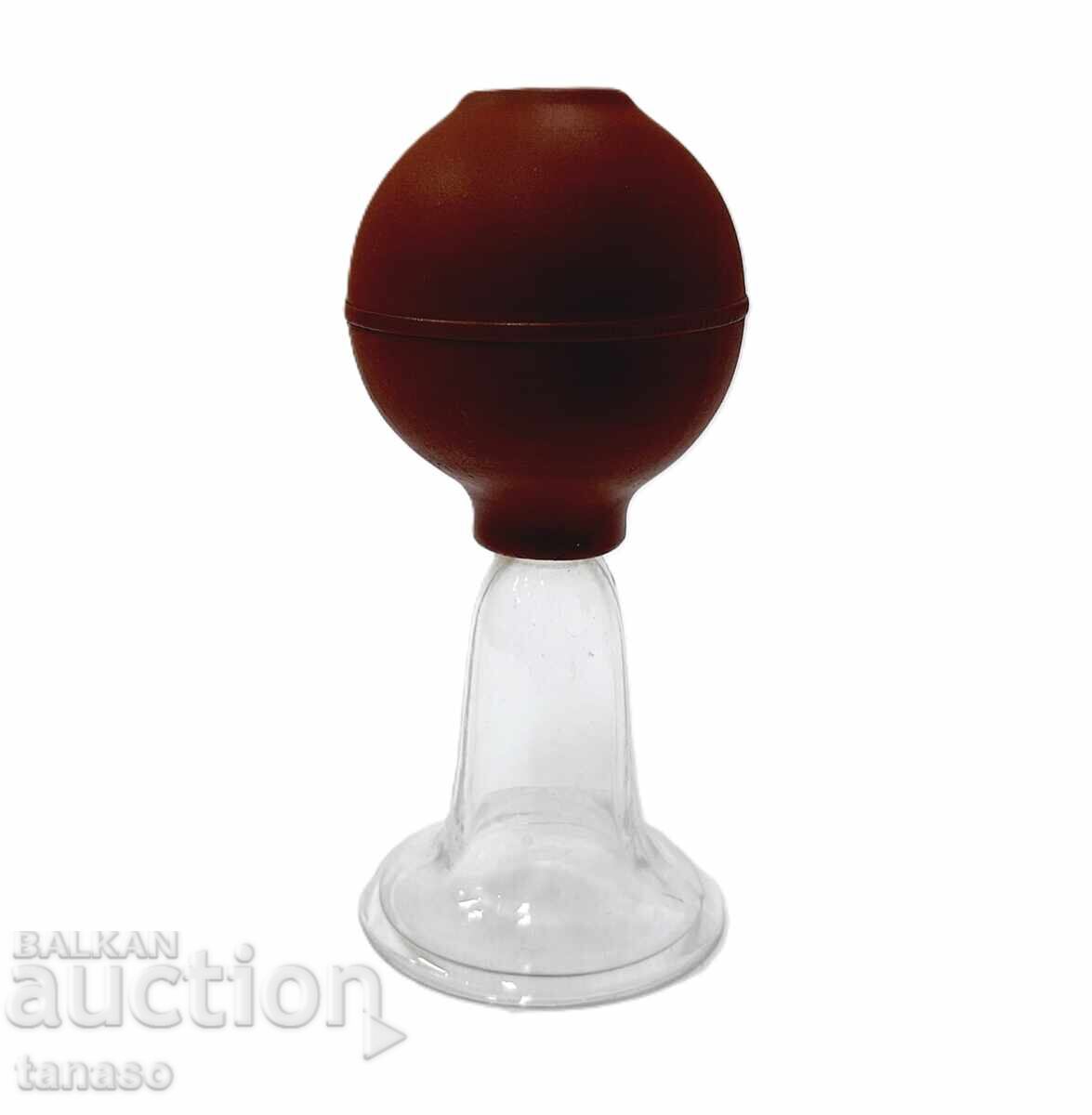 Pompă de cauciuc cu vârf de plastic din anii '70-'80 Pompă de cauciuc cu vârf de plastic din anii '70-'80