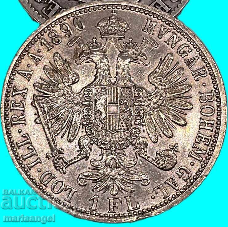 1 Florin 1890 Austria Franz Joseph 29mm 12,35g Lux cu preț 74,98 € 1 Florin 1890 Austria Franz Joseph 29mm 12,35g Lux cu preț 74,98 €
