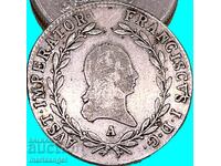 20 creițari 1817 Austria A - Viena Francisc argint