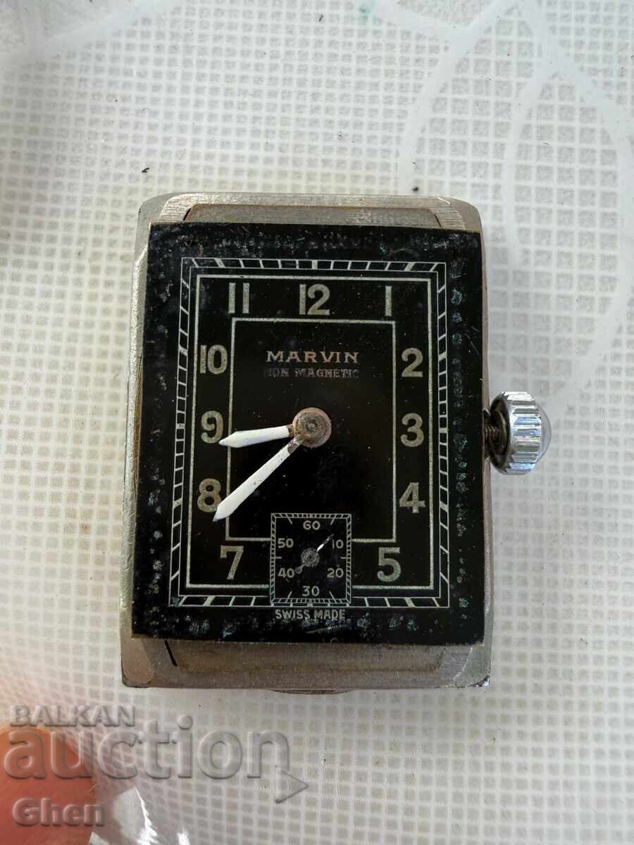 Licitație ceas marvin tank art deco vintage cal 610