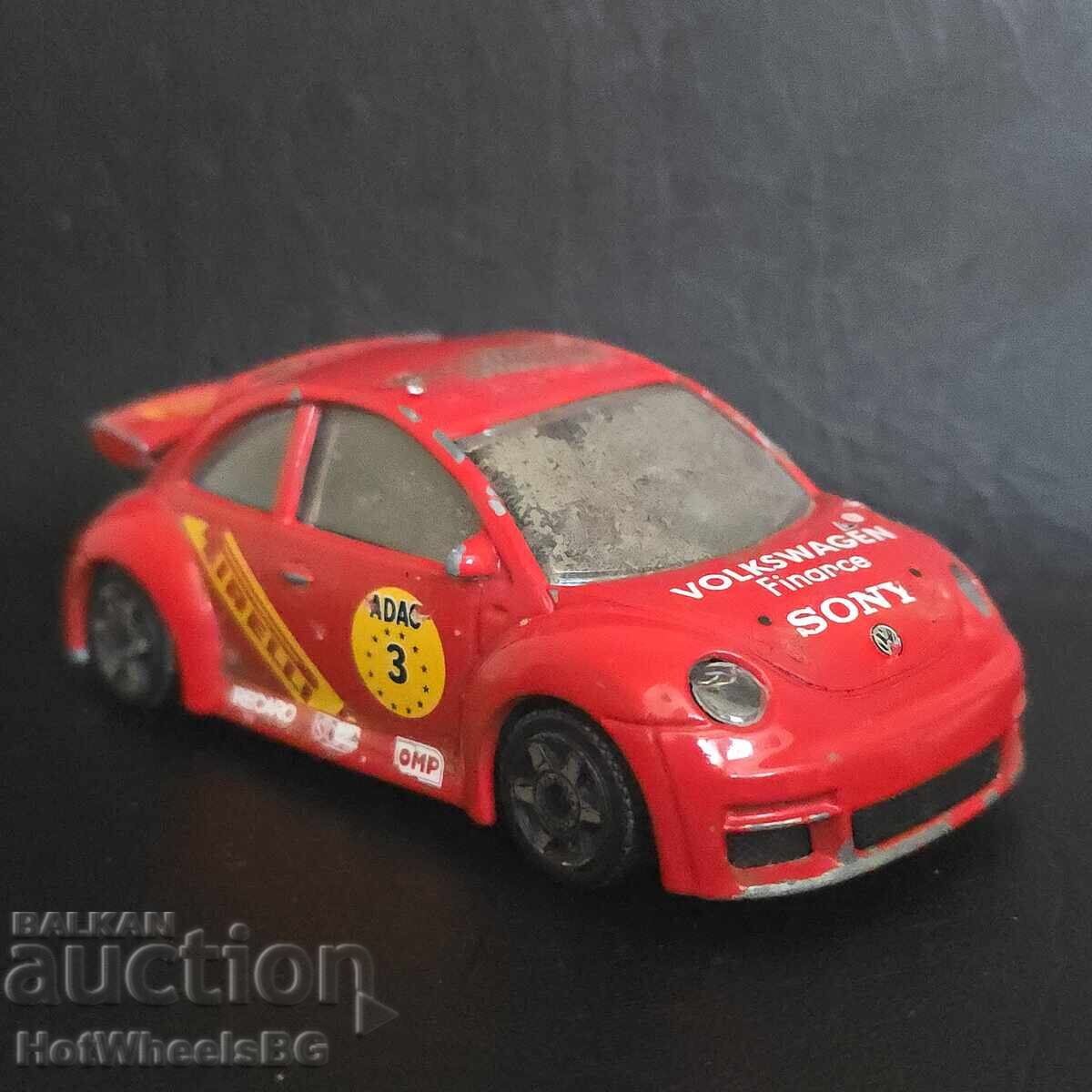 Licitație Mașinuță metalică BURAGO-VW NEW BEETLE scară 1:43 Licitație Mașinuță metalică BURAGO-VW NEW BEETLE scară 1:43