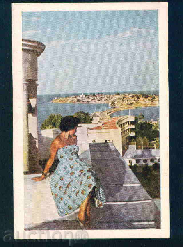 NESEBAR card Bulgaria postcard NESEBAR / A 2042 with price 2.60 BGN | € 1.33