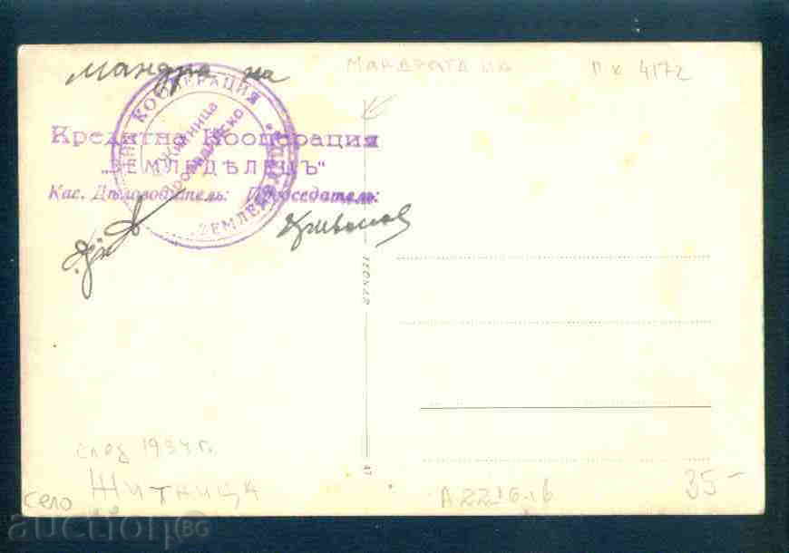 Auction BULGARIA village photo Bulg postcard PLOVDIV region / A2216 Auction BULGARIA village photo Bulg postcard PLOVDIV region / A2216