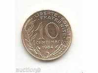 + Γαλλία 10 centimes 1984