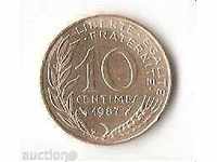 + France 10 centimes 1987