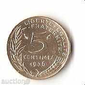 5 centime France 1976
