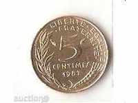 5 centimes Γαλλία 1987