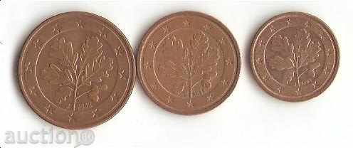 Germany Lot 1,2 and 5 euro cents 2002 J with price 1.00 BGN | € 0.51 Germany Lot 1,2 and 5 euro cents 2002 J with price 1.00 BGN | € 0.51