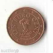 Austria 1 euro cent 2002 with price 0.30 BGN | € 0.15 Austria 1 euro cent 2002 with price 0.30 BGN | € 0.15