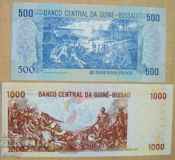 Selling banknotes set 4 pieces Guinea-Bissau 1990 - 6