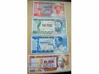 Πώληση τραπεζογραμματίων σετ 4 τεμαχίων Guinea-Bissau 1990