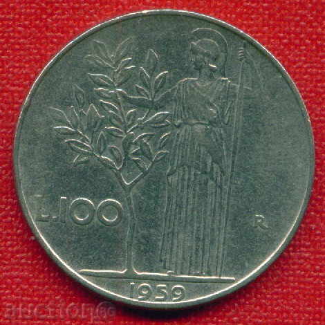 Italy 1959 - 100 Pounds / LIRE Italy FLORA / C496