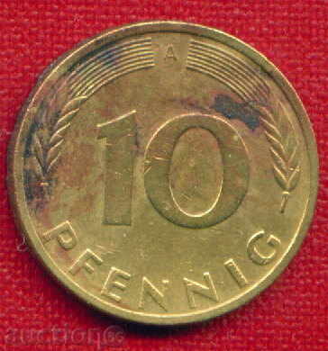 DEF Germany 1991 - 10 Pfennig A Germany BRD - FLORA / C796