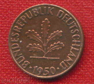 GEF Germany 1950 - 1 Pfennig F Germany BRD - FLORA / C 818 with price 0.39 BGN | € 0.20 GEF Germany 1950 - 1 Pfennig F Germany BRD - FLORA / C 818 with price 0.39 BGN | € 0.20
