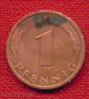 Аукцион ГФР  Германия 1985 - 1 Пфениг F Germany BRD - FLORA / C1014