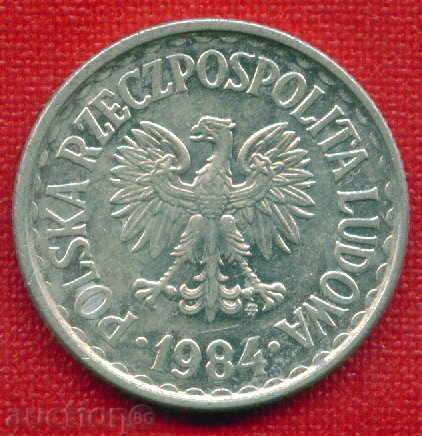 Auction Poland 1984 - 1 Evil / ZLOTY Poland / C 603 Auction Poland 1984 - 1 Evil / ZLOTY Poland / C 603