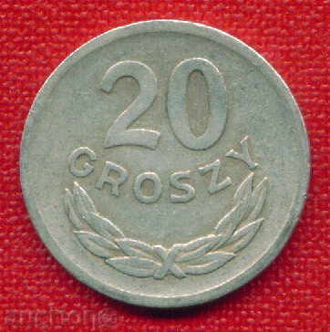 Auction Poland 1968 - 20 groshes / GROSZY Poland / C 710 Auction Poland 1968 - 20 groshes / GROSZY Poland / C 710
