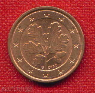 Германия 2002 - 1 евро сент ( G ) / euro CENT Germany / E 19
