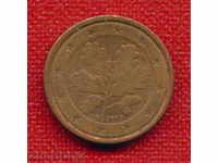Γερμανία 2002-1 σεντ του ευρώ (A) / CENT ευρώ Γερμανία / E 44