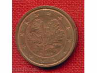Германия 2002 - 2 евро цента ( D ) / euro CENT Germany /E 38