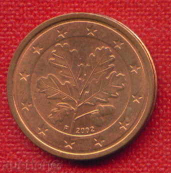 Γερμανία 2002-2 λεπτά του ευρώ (F) / CENT ευρώ Γερμανία / E 54