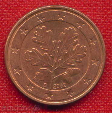 Auction Germany 2002 - 5 euro cents (D) / euro CENT Germany / E 12 Auction Germany 2002 - 5 euro cents (D) / euro CENT Germany / E 12