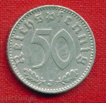 Германия 1939 - 50 пфенига J / Germany THIRD REICH / C1517