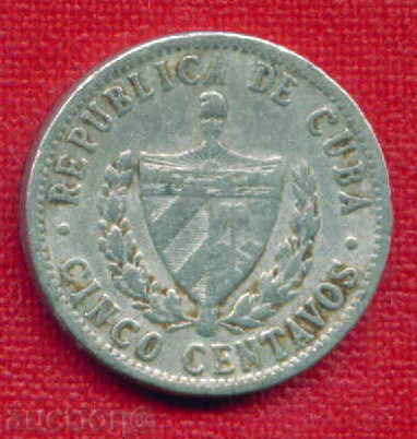 Κούβα 1968 έως 5 Sentavo / centavos Κούβα / C 1484
