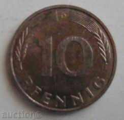ΓΕΡΜΑΝΙΑ 10 Fenig 1996d